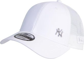 New Era MLB NY Yankees Flawless 9Forty Trucker Cap, White, One Size