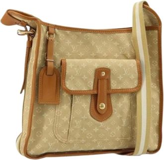 Louis Vuitton Pre-owned Cross Body Bags, female, Beige, Size: ONE SIZE Pre-owned Vintage Monogram Mini Canvas Shoulder Bag