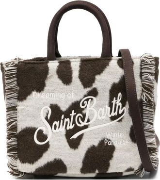 MC2 Saint Barth Vanity cow-print tote bag - Neutrals