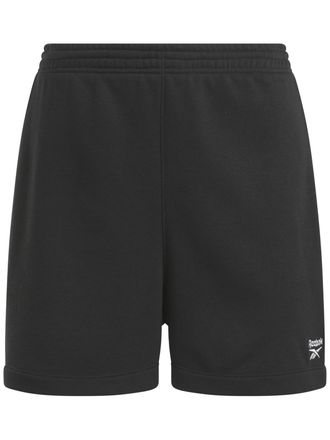 Reebok Sweatshorts REEBOK REEBOK IDENTITY SL FT SHORT, Damen, Gr. XS, N-Gr, schwarz, Obermaterial: 70% Baumwolle, 30% Polyester, Hosen Sweatshorts, sportlich