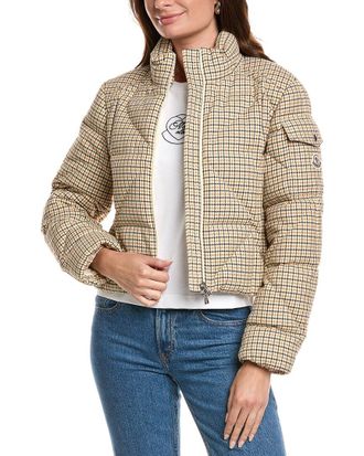 Moncler Quilted Wool-Blend Down Jacket