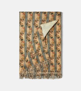 Lyria Tormento floral striped linen tablecloth