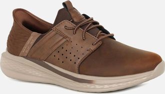 Skechers Mens Slade Zachary Slip In Mens Trainers - Brown - Size: 10