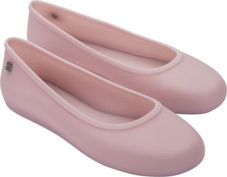 Melissa Soft Ballerina Flat in Pink at Nordstrom, Size 10