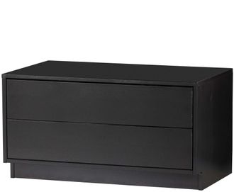 De Eekhoorn Massives, modulares Lowboard Element Finco, 75 x 40 cm - Tiefschwarz