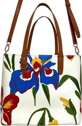 Tory Burch Multi-Color Pvc Handbag Shoulder Bag Tote Bag (Pre-Owned)