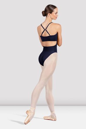 Bloch BLOCH Ladies Emi Open Back Leotard, Navy