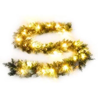 vidaXL Guirnalda De Navidad Con Luces Led Pvc Verde 5,2 M Vidaxl
