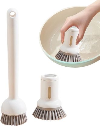 OEM Cepillo Para Sartenes Limpiador De Sartenes Ergon&oacute;mico Y Ajustable, Cepillo De Fregar Para Ollas Y Sartenes Para Encimeras