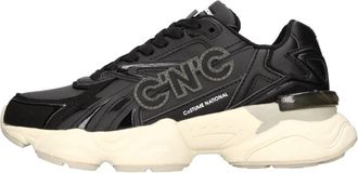 Costume National Suede Sneakers - Dames - Sneakers - Zwart - 41 EU - Leer - Schoenen