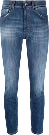Dondup Blauwe 5-Pocket Broek - Dames - Skinny Jeans - Blauw - W27 - Jeans