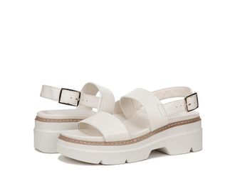 Naturalizer Darry-Sling Womens Sandals Warm White Leather : 9.5 M (B)