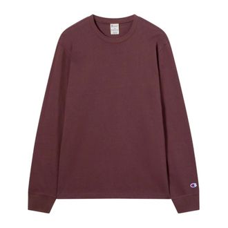 Champion Long Sleeve Tops, male, Brown, Size: XL Oversized Long Sleeve T-Shirt