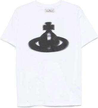 Vivienne Westwood T-shirt Orb Classic - Bianco