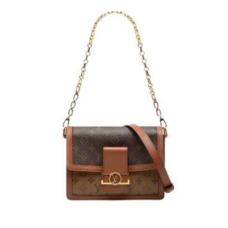 Louis Vuitton Pre-owned Dauphine Cross Body Bag - Dames - Pre-owned - Bruin - Maat: ONE Size Leer