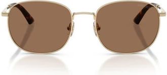 Jimmy Choo London 52mm Phantos Sunglasses in Pale Gold /Dark Brown at Nordstrom