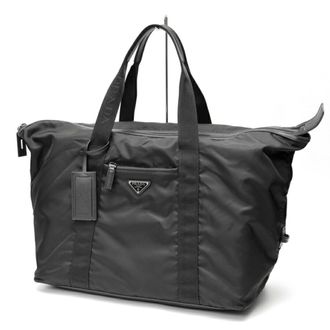 Prada Black Leather Boston Bag (Pre-Owned)