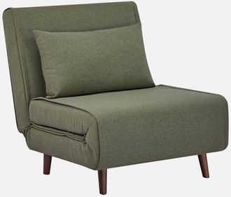 Sweeek Silla Convertible En Cama Tela Base Madera, 1 Plaza