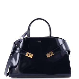 Ferragamo Hug Top Handle Bag Leather Large