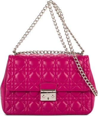 Dior Borsa a spalla trapuntata con catena - Rosa