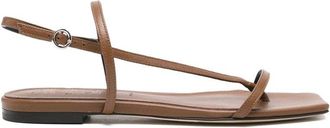 Aeyde Ella Nappa Leather Tobacco