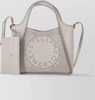 Stella McCartney perforated crossbody bag shoulder strap