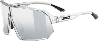 Uvex Sportstyle 237 Cat. 3 (VLT 12%) Sonnenbrille - Unisex | grau/wei&szlig;