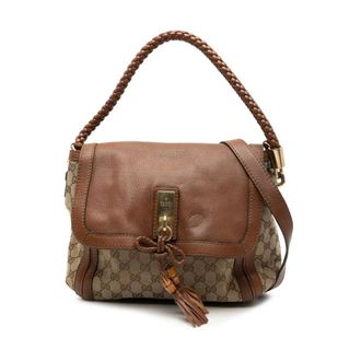 Gucci Pre-owned Shoulder Bags, female, Brown, Size: ONE SIZE Pre-owned Satchel Bag