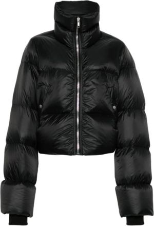 Rick Owens Zwarte Puffer Turtle Jas - Dames - Winterjassen - Zwart - XL - Jassen