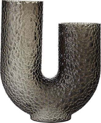 AYTM Mundgeblasene Design Vase Aura high 34 x 40 cm - Black