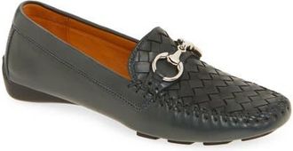 Robert Zur Perlata Driving Shoe in Navy Tglove at Nordstrom, Size 5.5