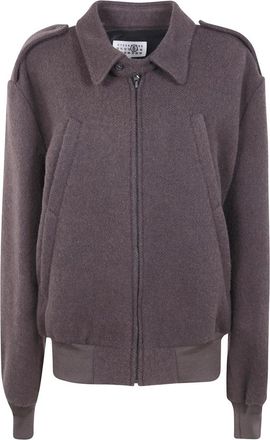 Maison Margiela Sports Jacket - Dames - Zomerjassen - Bruin - 2XS - Jassen