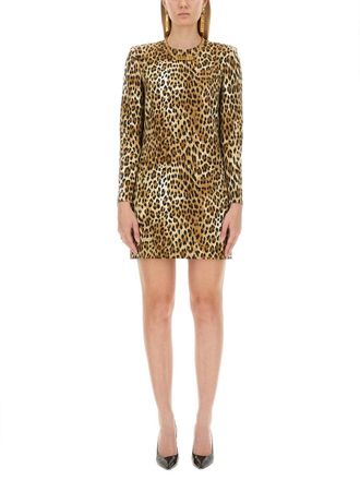 Moschino Dress With Animal Pattern
