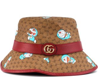 Gucci x Doraemon Bucket Hat Cherry Monogram 648846-4HACU-8574