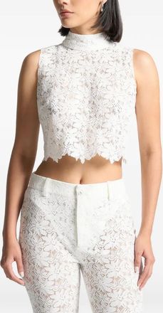 Mani&egrave;re De Voir Mouwloze top - Wit