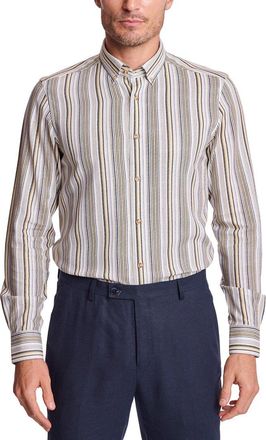 Paisley & Gray Brian Linen-Blend Shirt