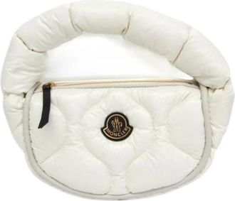 Moncler Pre-owned Nylon handbags - Dames - Vintage Handtas - Wit - ONE Size - Nylon - Vintage
