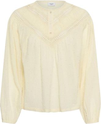 Saint Tropez Tadea SZ Blusa - Blouses & Shirts - Mujer - Amarillo - 2XL