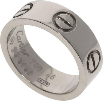 Cartier Love White Band Ring (Pre-Owned)
