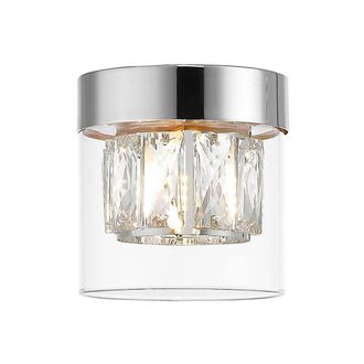 Netlighting Gem Surface Mounted Downlight Chrome 1x G9 in Silver