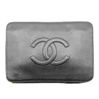 Chanel Pre-owned Clutches, female, Black, Size: ONE SIZE Pre-owned Clutch bag