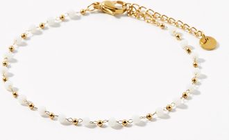 Simons Womens Two-tone bead bracelet