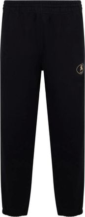Burberry Broeken, Heren, Zwart, M, Katoen, Logo Detail Track Pants