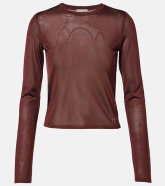 Saint Laurent Semi-sheer sweater