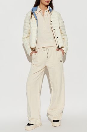 Moncler Madulains Down Jacket, Womens, Cream