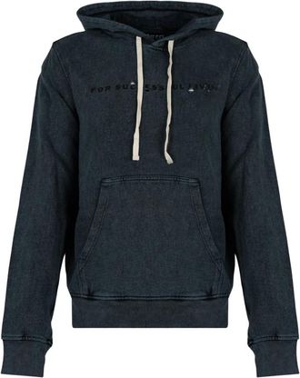 Diesel Hooded Sweatshirt - Heren - Sweatshirts & Hoodies - Grijs - Maat: M Katoen
