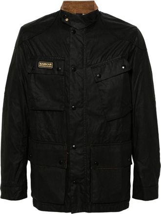 Barbour Westross jacket - men - Cotton/Leather/Cotton - M - Black