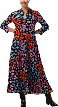 Y.A.S Yassavanna Lange Overhemdjurk - Dames - Shirt Kleedjes - Veelkleurig - M - Katoen - Kleedjes