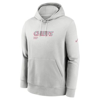 Nike Kansas City Chiefs Slot Receiver Club Nike Mens NFL Pullover Hoodie in Grey | 01D10BB7G-PF5