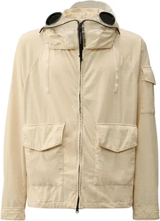 C.P. Company Explorer Jersey Jack Ecru - Heren - Zomerjassen - Beige - S - Katoen - Jassen